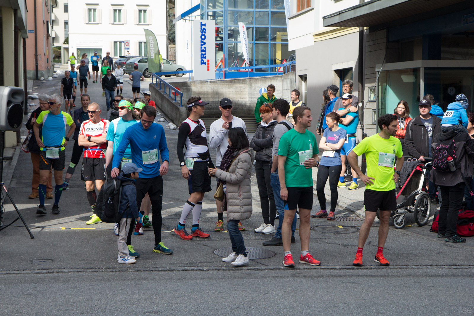 Beni kommt zum Start